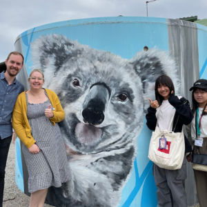 Students with AIIU Staff